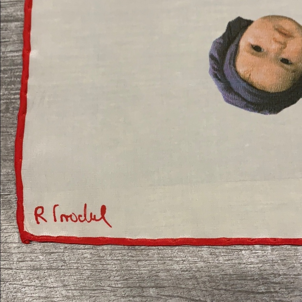 ROSEMARIE TROCKEL COLLECTIBLE SILK SCARF - Picture 3 of 5